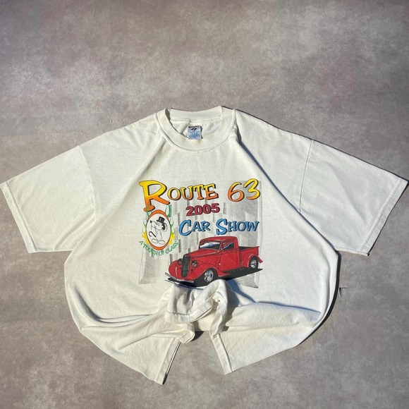 Other - Vintage Route 63 Car Show Graphic Tee Shirt